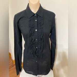 Navy Blue Ruffled Women's Top
Item# TSbl13